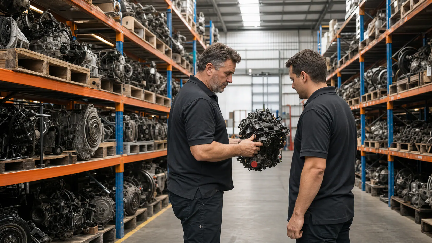 Fairfield Auto Parts specialists in the warehouse